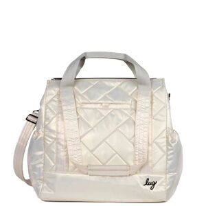 Lug Baby Yacht Carry-All Tote - Metallic Champagne w/ Seashore Interior NWOT